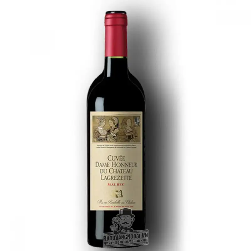 Vang Pháp Chateau Lagrezette Cuvee Dame Honneur cao cấp