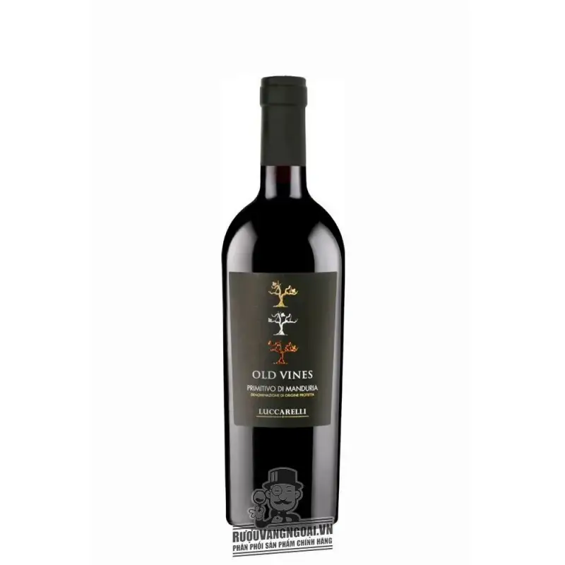 Rượu Vang Ý Luccarelli Old Vines Primitivo Di Manduria cao cấp