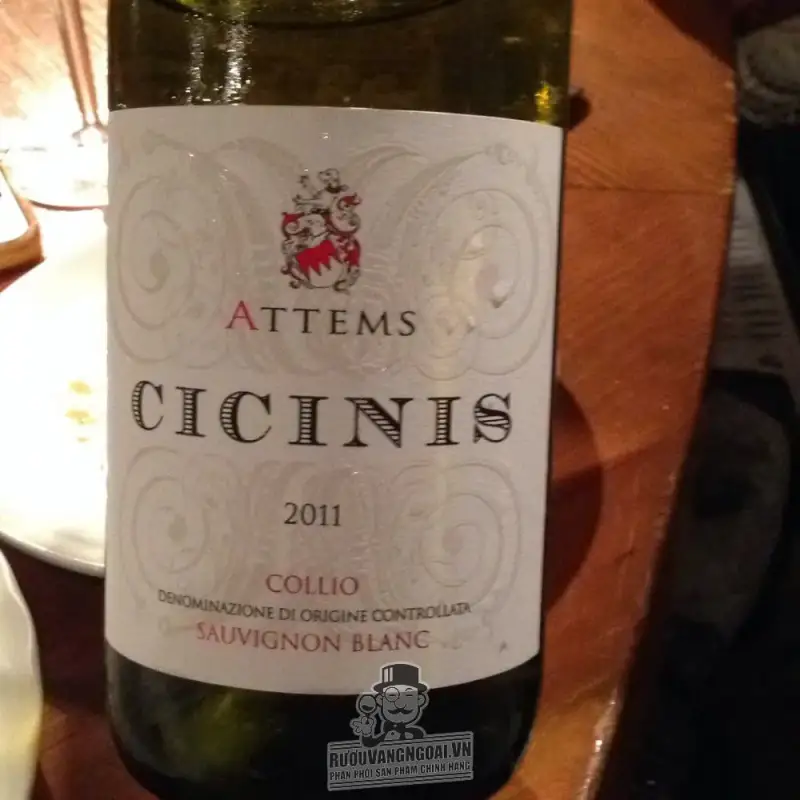 Rượu vang Attems Cicinis Collio