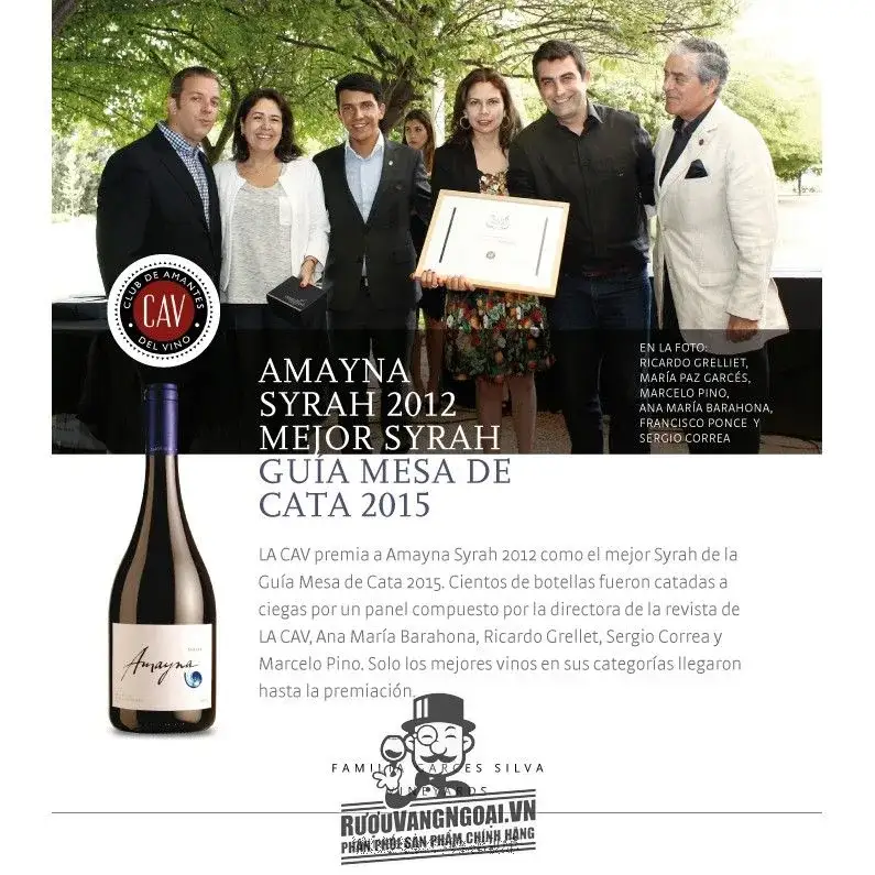 Vang Chile Amayna Syrah