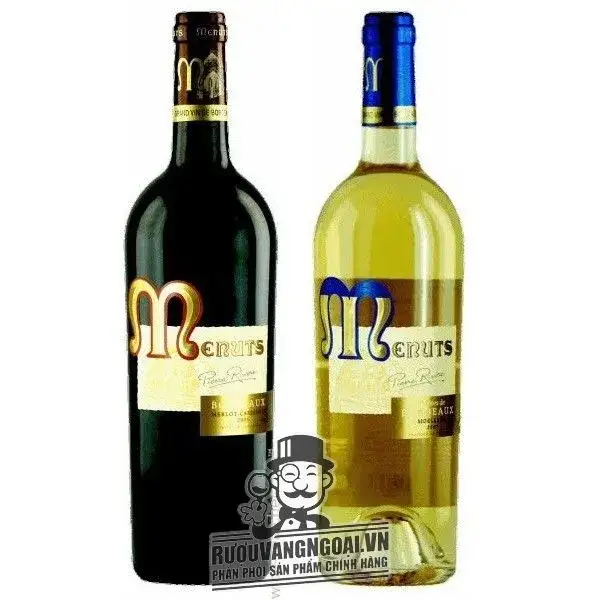 Rượu vang Pháp Menuts Bordeaux Red White