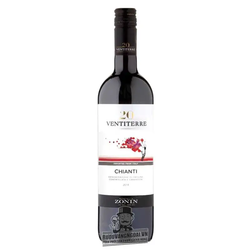 Vang Ý 20 Ventiterre Zonin Chianti DOCG