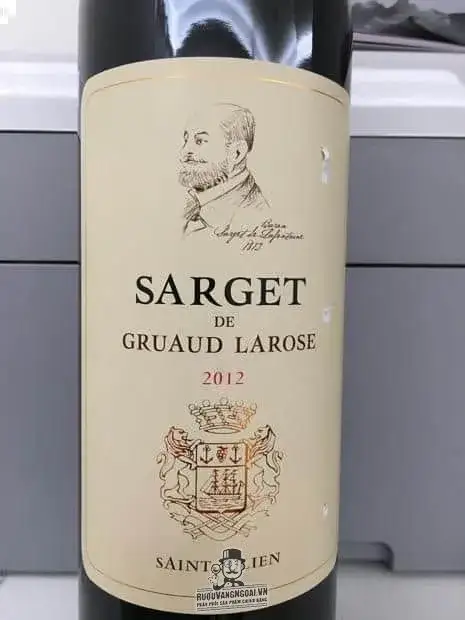 Vang Pháp Sarget de Gruaud Larose 2014