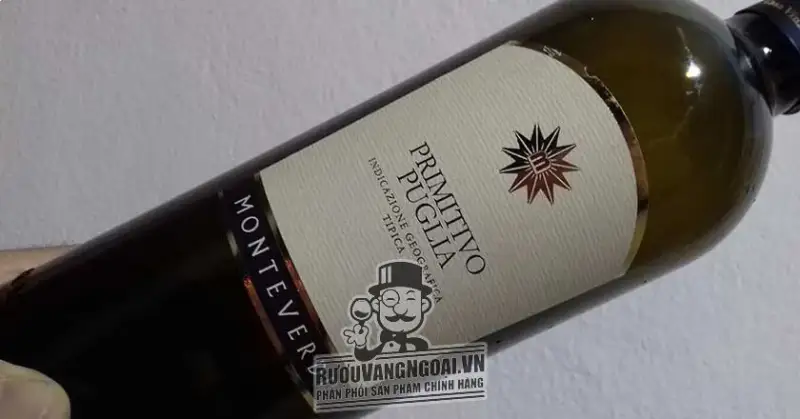 Vang Ý Primitivo Puglia Monteverdi 14,5%