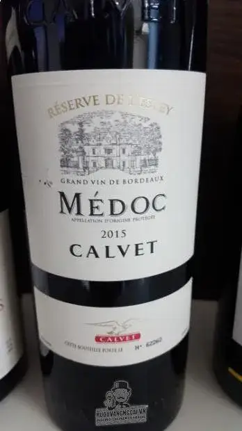 Vang Pháp Calvet Reserve de L