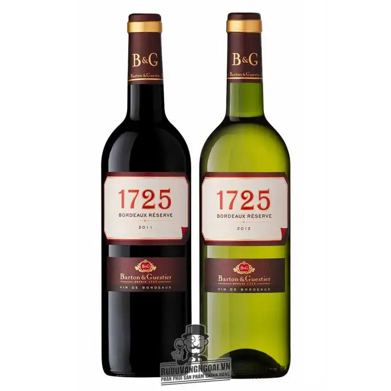 Rượu vang 1725 Barton Guestier Bordeaux uống ngon