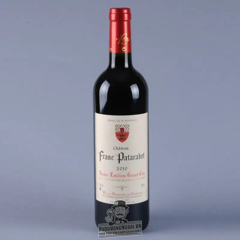 Vang Pháp CHATEAU FRANC PATARABET SAINT EMILION GRAND CRU