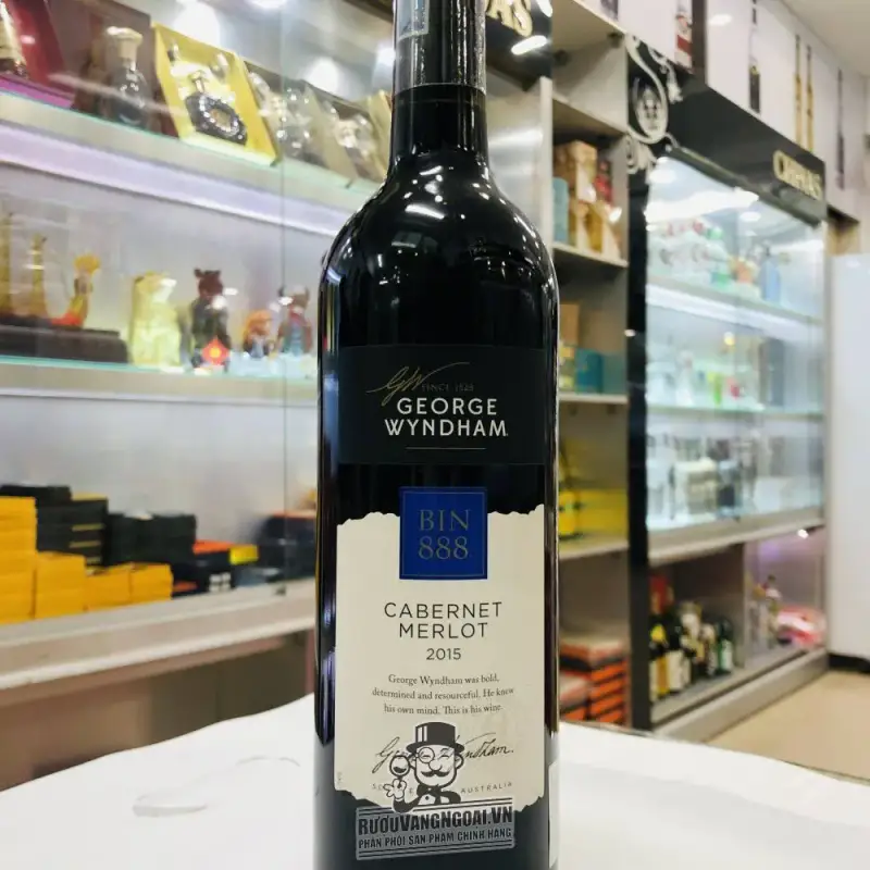Giá ruou vang bin wyndham cabernet merlot chiet khau cao
