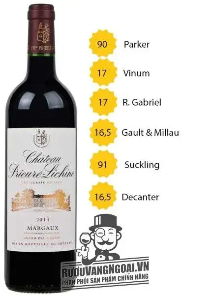 Château Prieuré Lichine 2011 - 4. Grand Cru Classé - Margaux