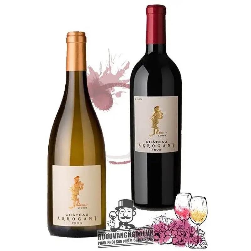 Vang Pháp Chateau Arrogant Frog Limoux đỏ, trắng