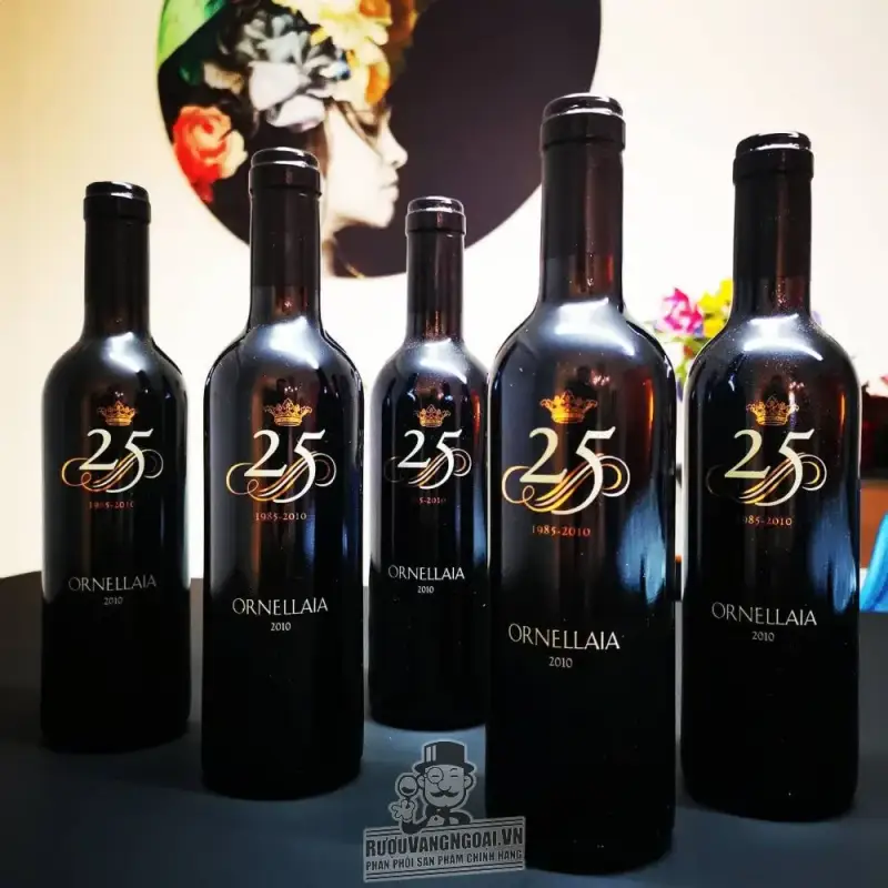 Rượu Vang Ý 25 ORNELLAIA (1985 - 2010)