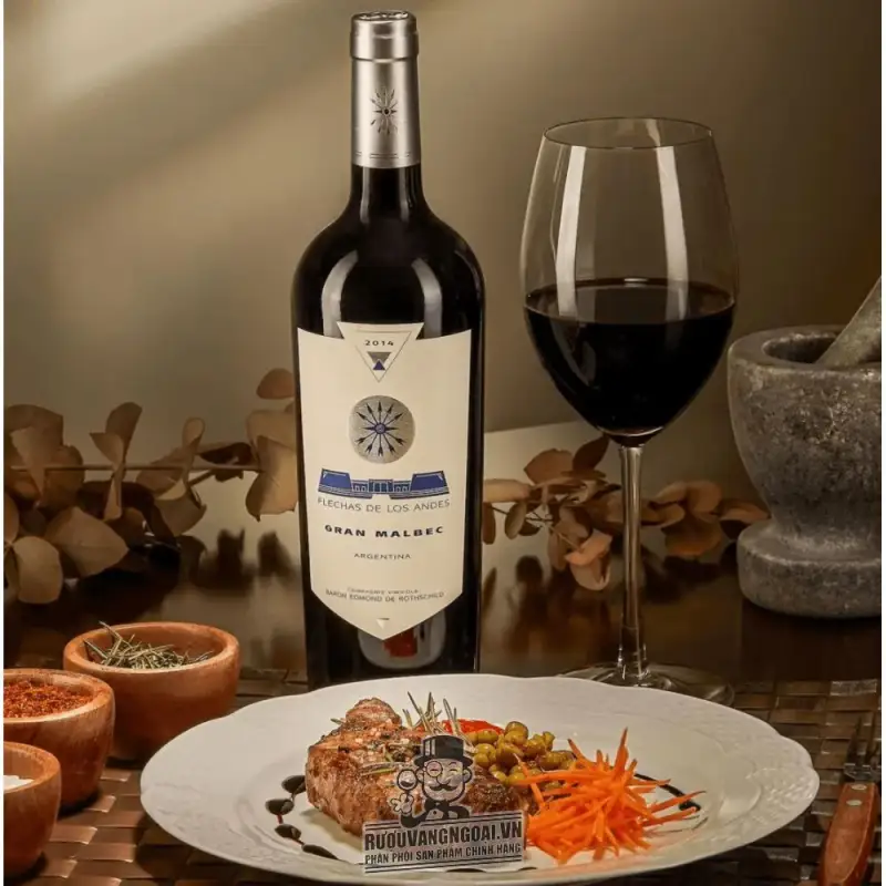 Giá ruou vang gran malbec flechas de los andes