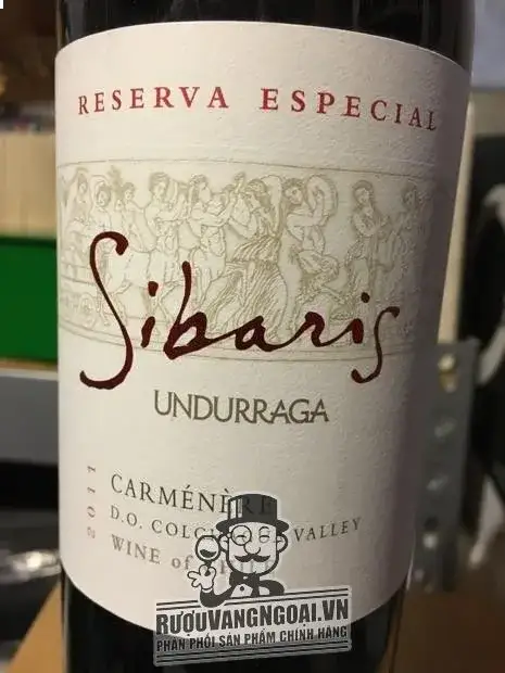 Vang Chile UNDURRAGA SIBARIS Carmenere