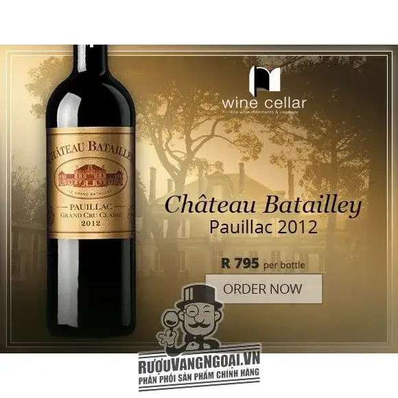 Vang Pháp Chateau Batailley 5th Grand Cru Classe