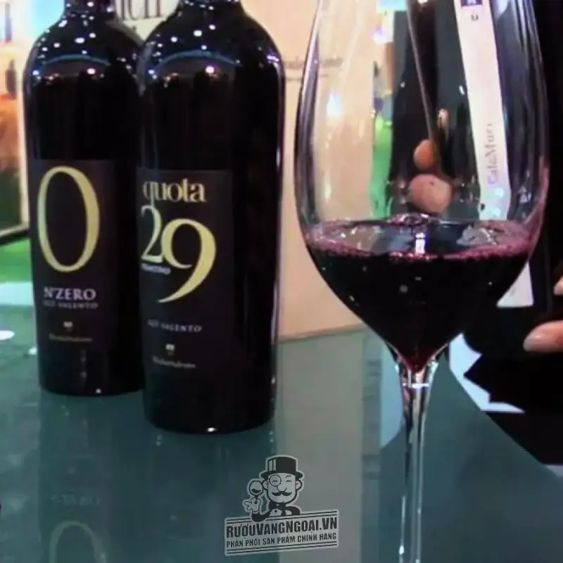 ruou vang y n zero negroamaro salento giá bao nhiêu