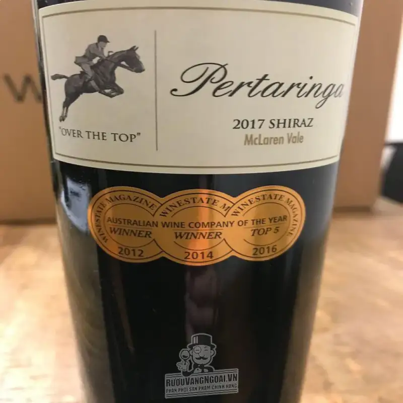 Địa chỉ bán ruou vang pertaringa over the top shiraz mclaren vale chinh hang giá rẻ tại Sài Gòn