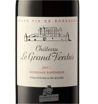 Vang Pháp Chateau Le Grand Verdus Generation
