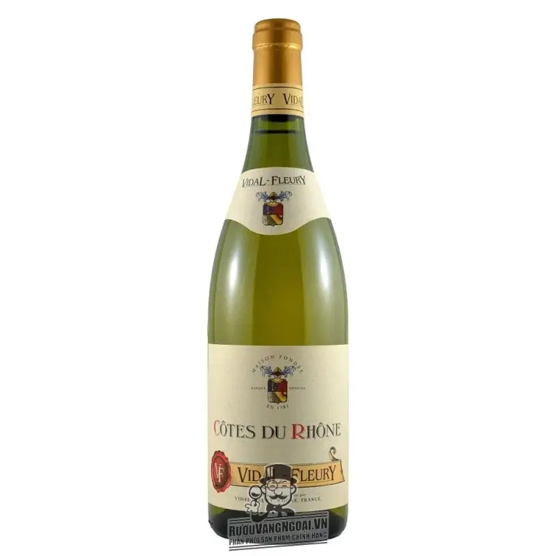 Vang Pháp COTES DU RHONE VIDAL FLEURY BLANC