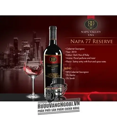Vang Mỹ NAPA VALLEY 77 MERLOT