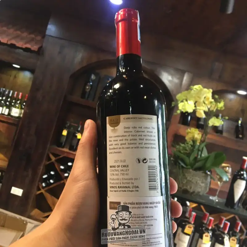 Giá vang chile raiz de chile cabernet sauvignon