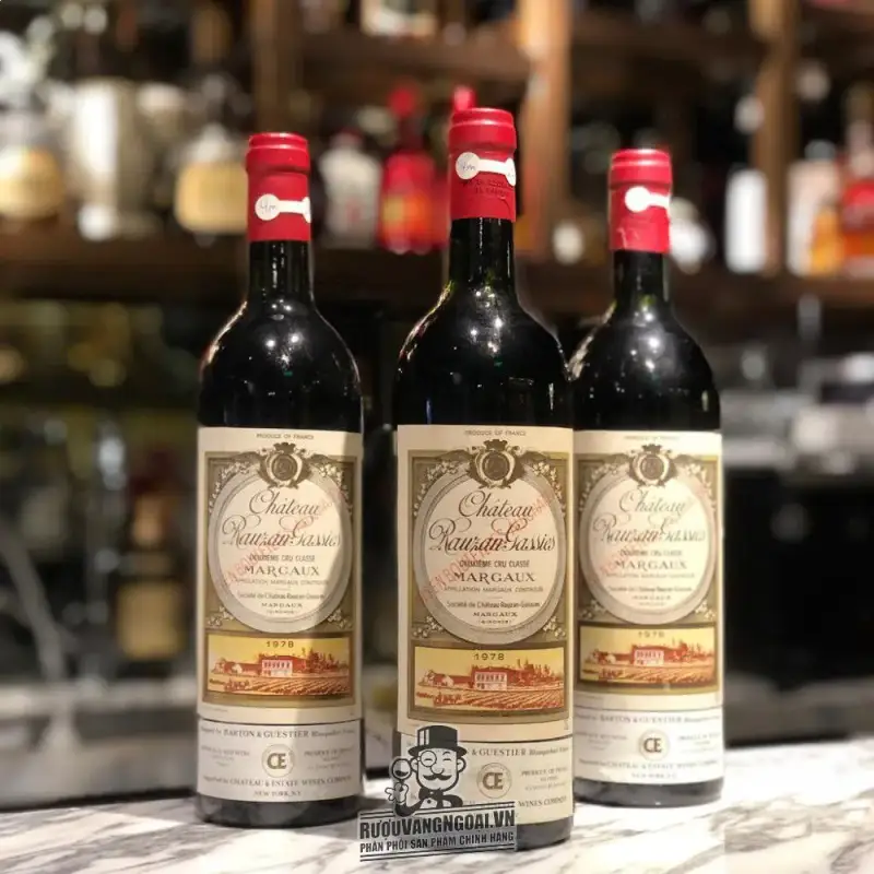 Địa chỉ bán vang phap chateau rauzan gassies margaux giá rẻ tại Sài Gòn