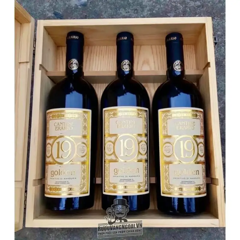 Rượu Vang Ý 19 GOLDEN CANTINE ERARIO 19 ĐỘ thượng hạng