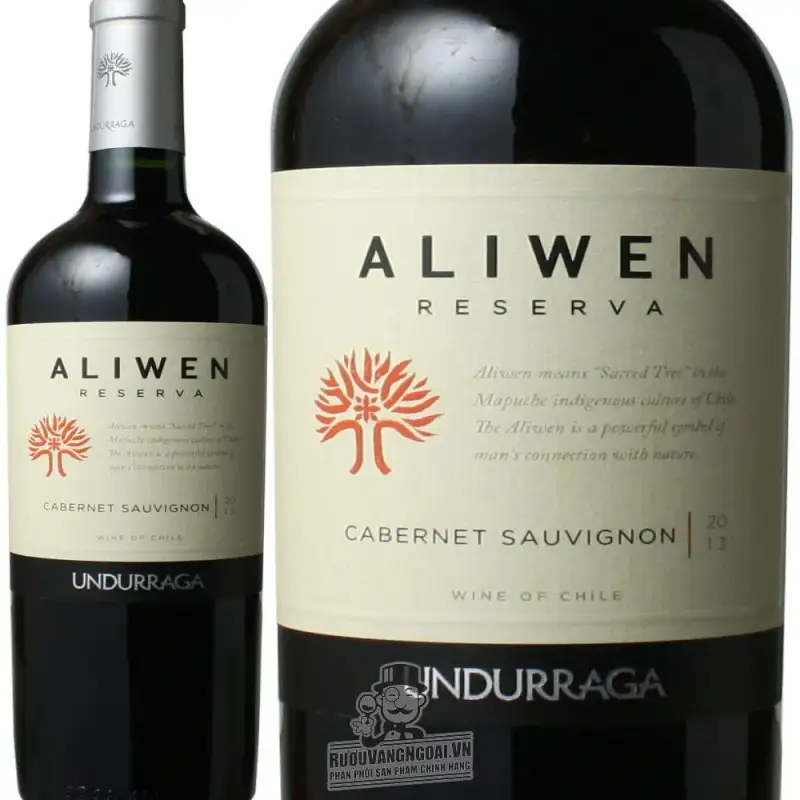 Vang Chile Undurraga Aliwen Reserva Cabernet Sauvignon - Camenere