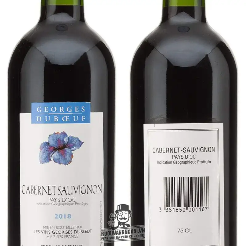 Mua vang phap cabernet sauvignon pays d oc georges duboeuf giá rẻ tại Sài Gòn