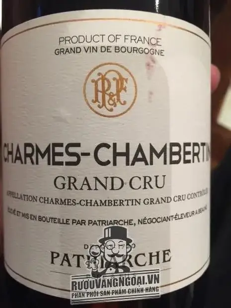 Vang Pháp CHARMES CHAMBERTIN GRAND CRU PATRIARCHE