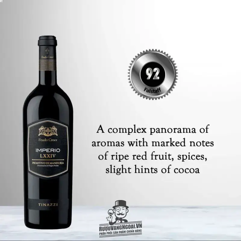 Giá vang y imperio lxxiv primitivo di manduria