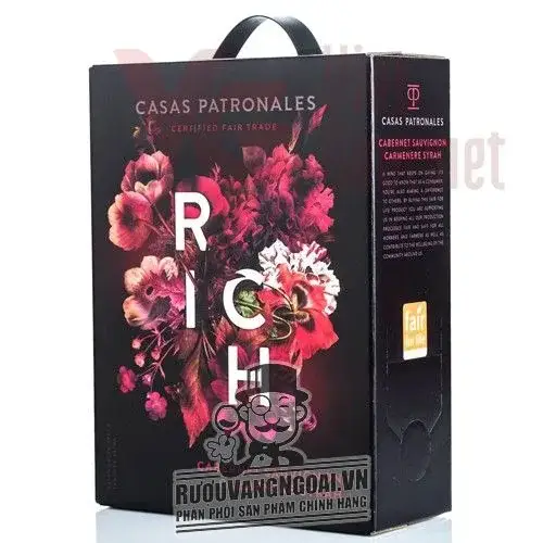 Rượu Vang Bịch CASAS PATRONALES 3L