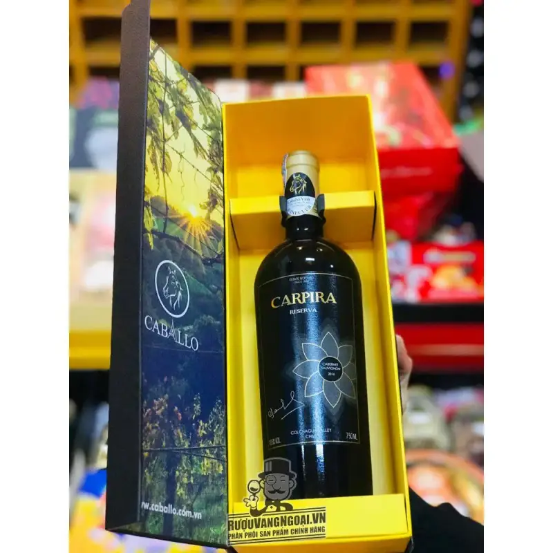 Mua vang chile carpira reserva cabernet sauvignon giá rẻ tại Sài Gòn