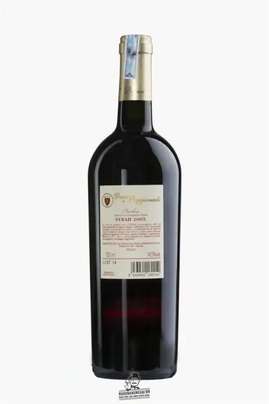 Vang Ý Duca Di Poggioreale Syrah 2005