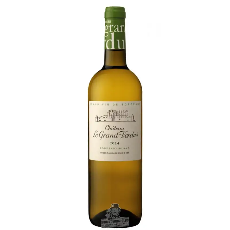 Vang Pháp Chateau Le Grand Verdus Bordeaux Vang trắng
