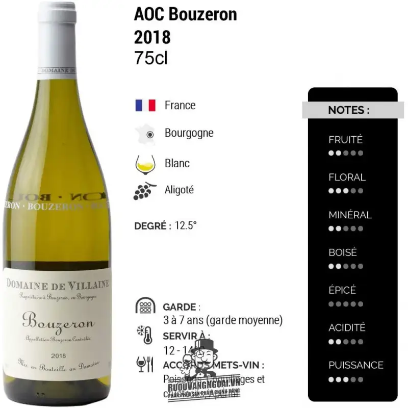 Vang Pháp Domaine A Et P de Villaine Aligote Bouzeron