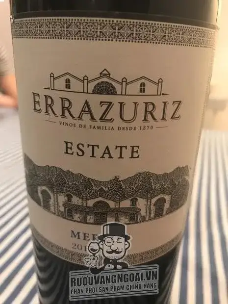 Kết quả hình ảnh cho errazuriz estate merlot 2017