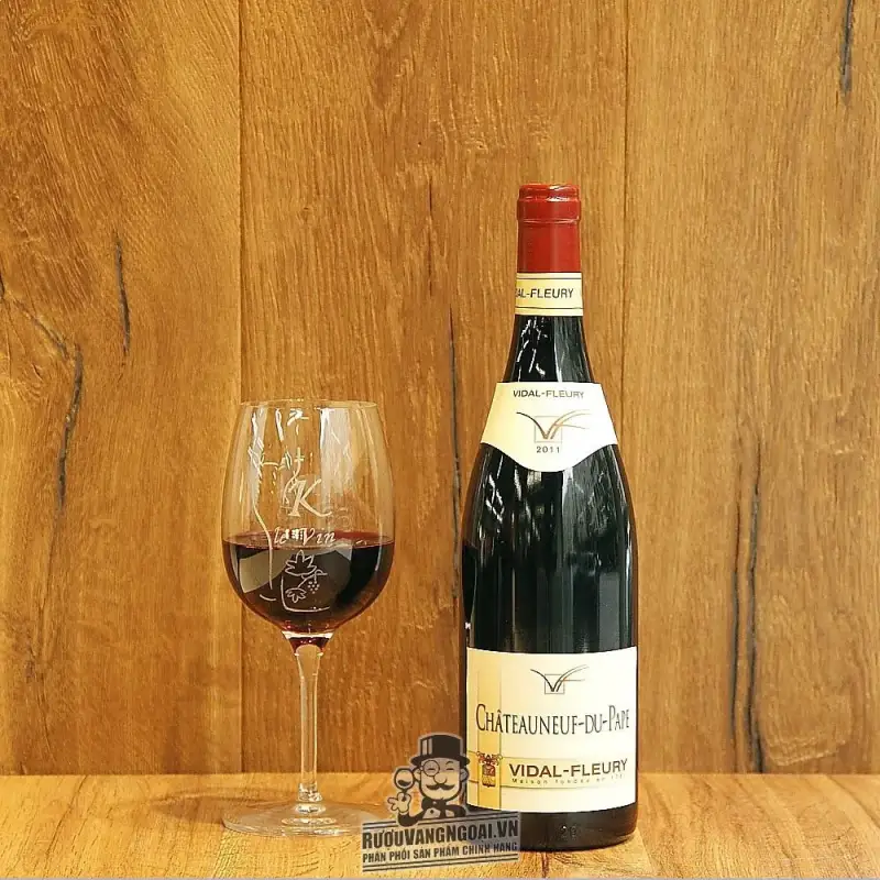 Vang Pháp CHATEAUNEUF DU PAPE VIDAL FLEURY