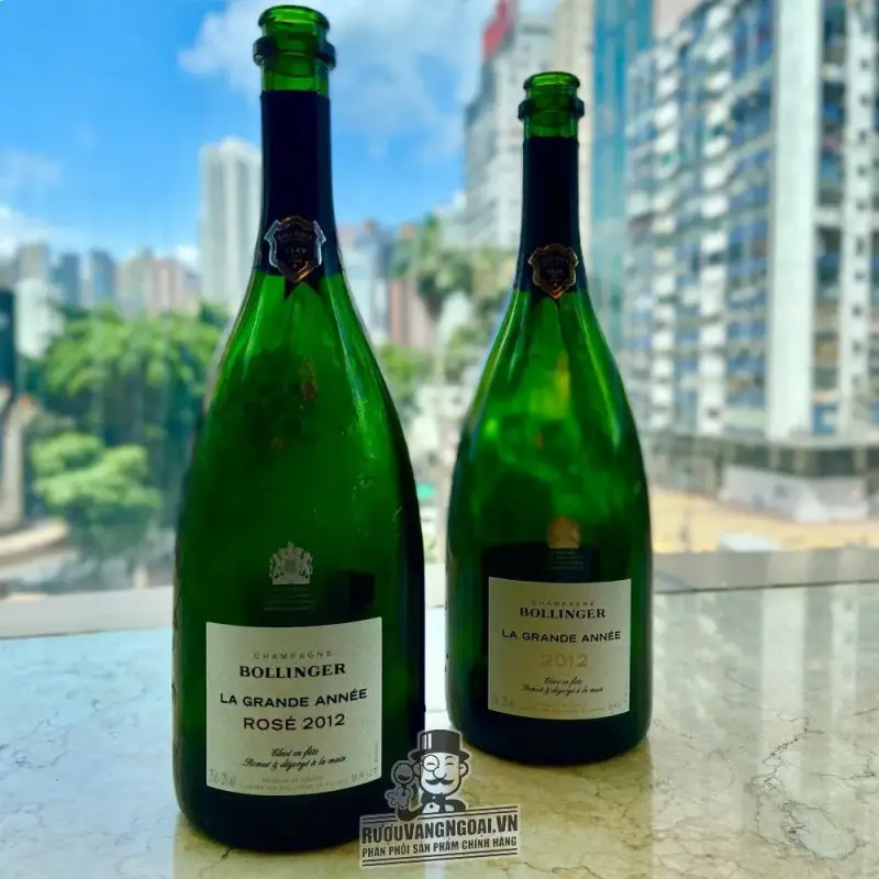 Giá ruou champagne bollinger la grande annee rose