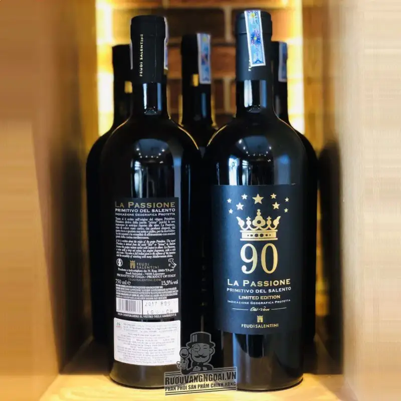 Vang Ý 90 La Passione Primitivo Del Salento