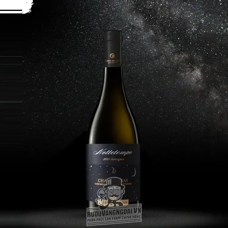 Vang Ý Nottetempo 100 Barrique Chardonnay Salento