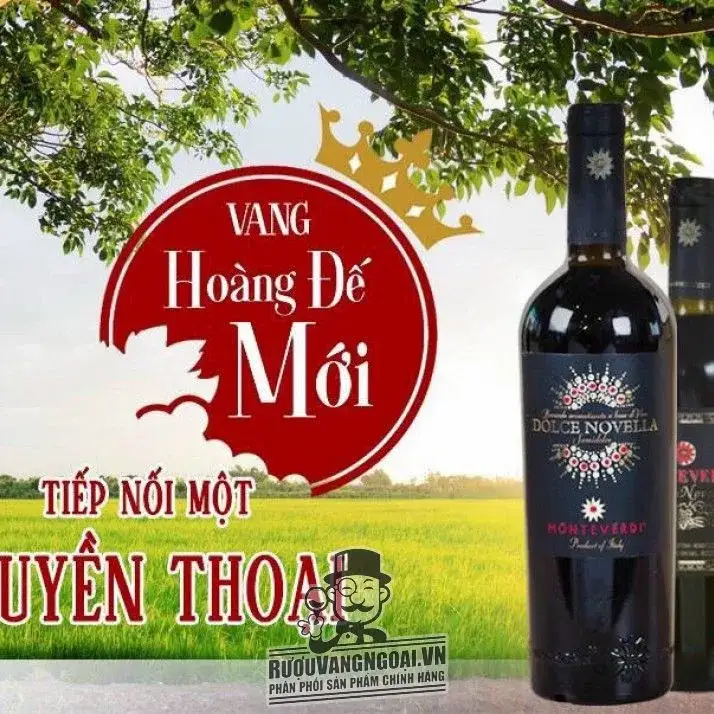 Rượu vang Ý Monteverdi Dolce Novella Exclusive Cao cấp - Vang ngọt Hoàng Đế