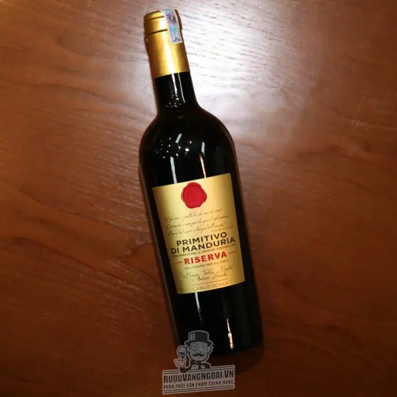 Vang Ý PRIMITIVO DI MANDURIA RISERVA CARLO SCALA