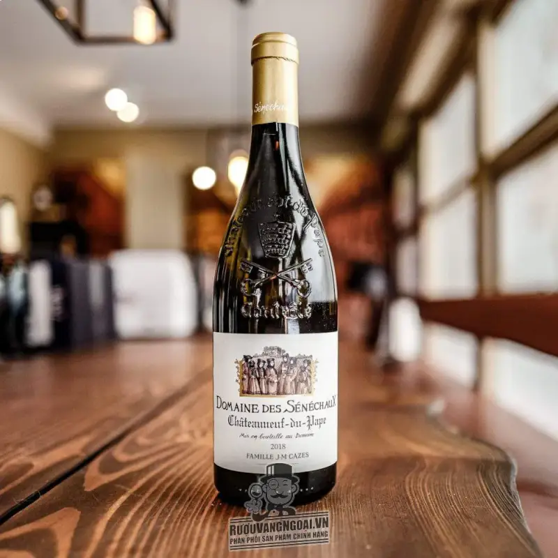 Mua vang phap chateauneuf du pape domaine des senechaux blanc giá rẻ tại Hà Nội