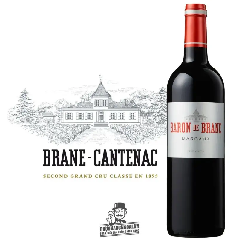 Vang Pháp Baron de Brane 2011