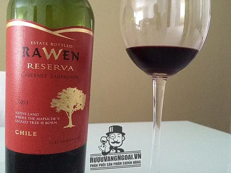 Vang Chile Rawen Reserva Cabernet Sauvignon