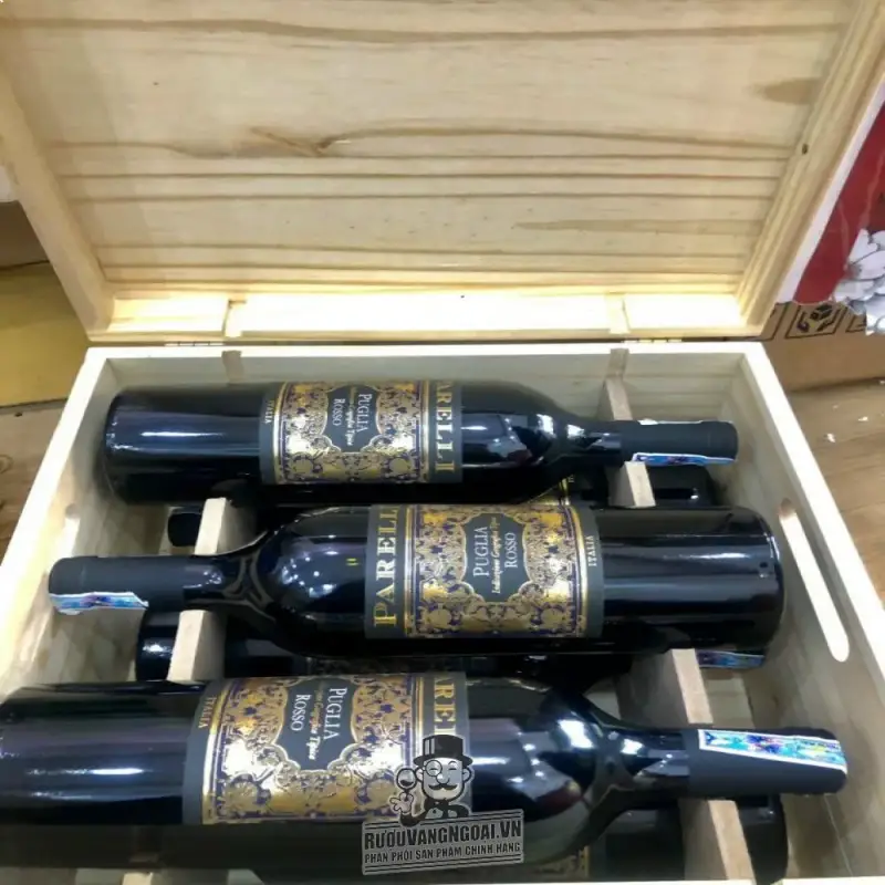 ruou vang y parelli rosso puglia giá bao nhiêu