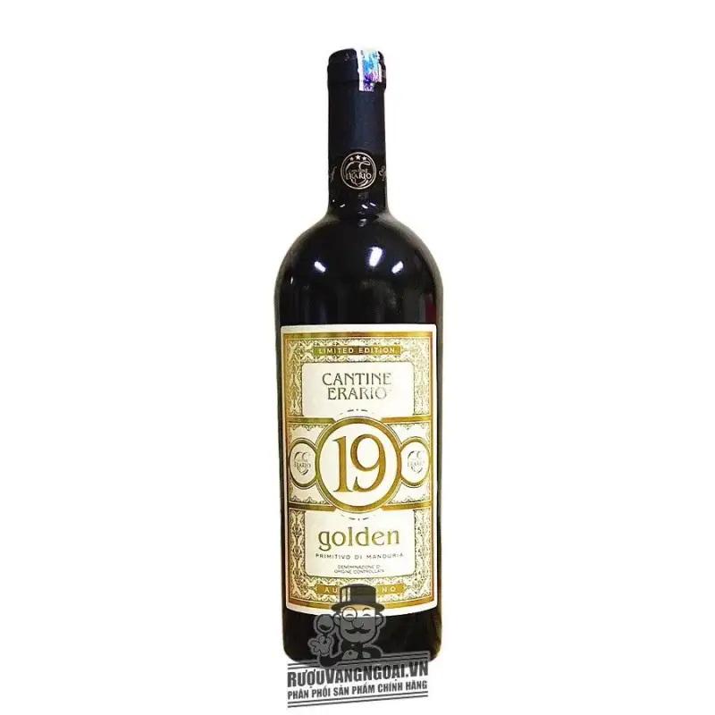 Rượu Vang Ý 19 GOLDEN CANTINE ERARIO 19 ĐỘ thượng hạng