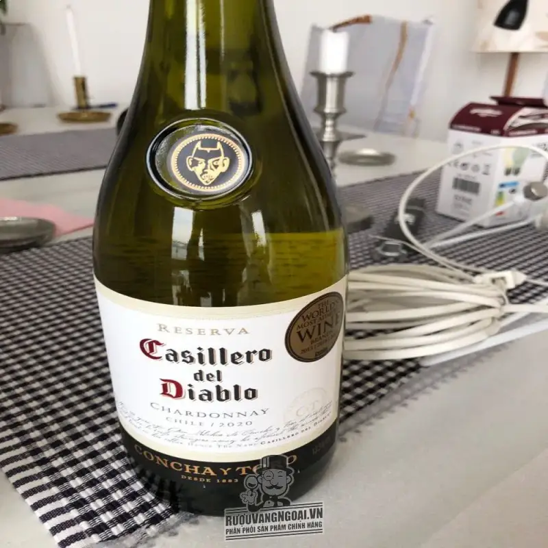 Giá vang chile casillero del diablo reserva chardonnay