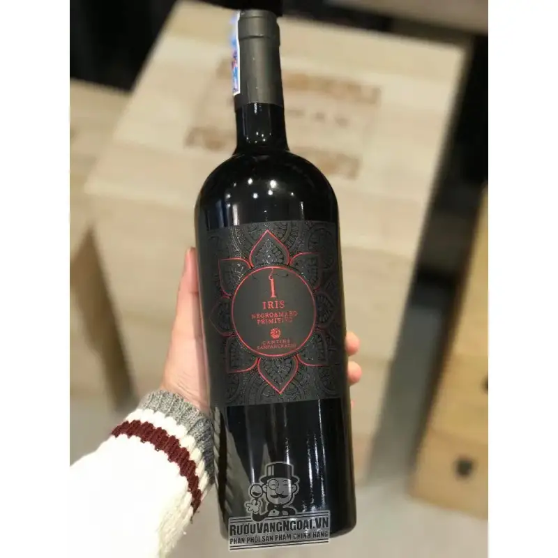 Vang Ý Iris Negroamaro Primitivo Cantine San Pancrazio