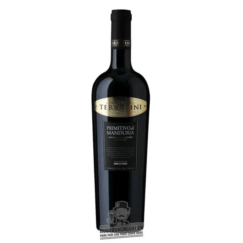 Rượu Vang Ý Terratini Primitivo Di Manduria DOC uống ngon